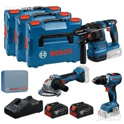 Комплект акумулаторни инструменти Bosch 18V 3хGBA 18V 5.0Ah , GAL 18V-40 0615A5009G