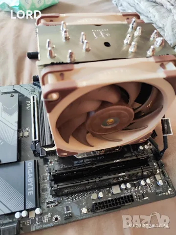 Комплект Ryzen 7 7800X3D, RAM 32GB DDR5 6000, Gigabyte B650 Gaming X AX, Noctua NH U12A, снимка 7 - Процесори - 55478690
