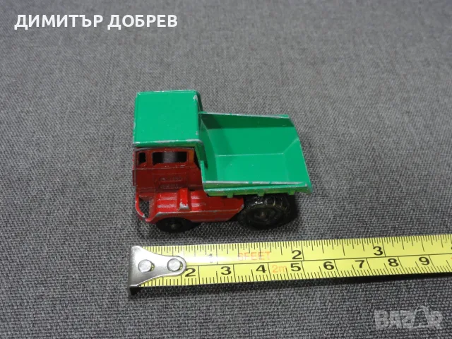 СТАРА РЕТРО МЕТАЛНА КОЛИЧКА КАМИОН MUIR HILL DUMPER LESNEY MATCHBOX ENGLAND, снимка 7 - Колекции - 55662690