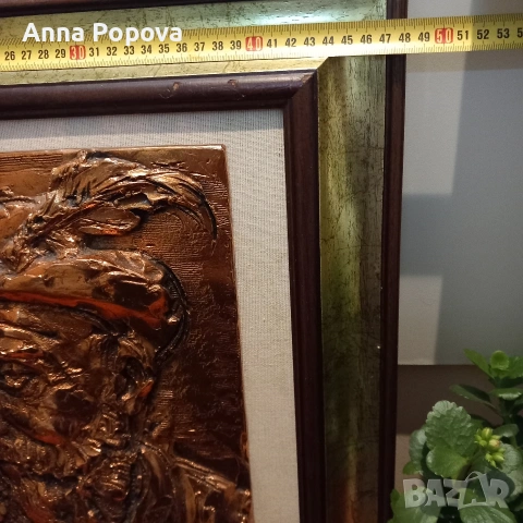 Италианска медна пластика на Пиер Костанцо, снимка 4 - Декорация за дома - 54007334