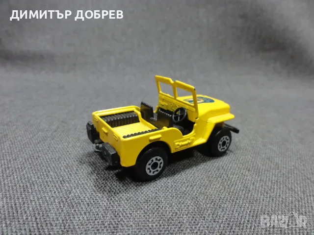 СТАРА РЕТРО МЕТАЛНА КОЛИЧКА MATCHBOX ENGLAND JEEP, снимка 4 - Колекции - 55428364