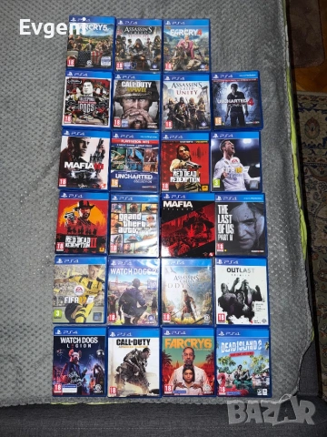 Ps 4 fat 1TB + 2 контролера + 24 игри, снимка 5 - PlayStation конзоли - 54381236