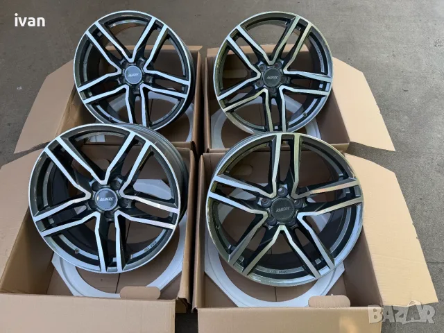 4 бр. чисто нови алуминиеви джанти Alutec 19 цола 5x112, централен отвор 66.5, ET20, 8J, снимка 6 - Гуми и джанти - 55323048