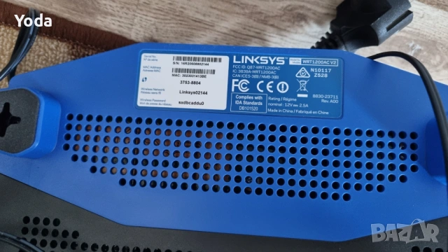 Рутер Linksys WRT1200AC, снимка 3 - Рутери - 54003239