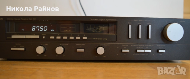 Hi Fi стерео ресийвър Technics SA-212 Made in Japan, снимка 5 - Ресийвъри, усилватели, смесителни пултове - 54493927