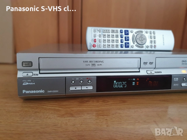 Panasonic DMR-ES30V  DVD-VCR recorder, снимка 3 - Плейъри, домашно кино, прожектори - 55156659