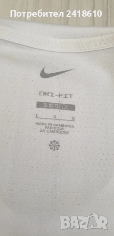 Nike Court Dri - Fit Slim Fit Stretch Mens Size L  ОРИГИНАЛ! Мъжка Тениска !, снимка 14 - Тениски - 54792237