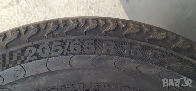 Оригинални железни джанти 16 5х112 за Mercedes Vito Viano с гуми 205/65 R16C, снимка 3 - Гуми и джанти - 54672342
