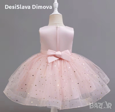 Детска рокля с тюл, снимка 2 - Бебешки рокли - 54250968