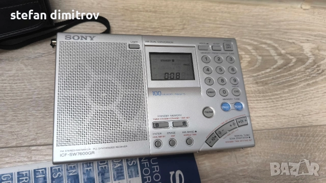 Sony ICF-SW7600GR World Band Receiver Radio FM Stereo/SW/MW/LW Tested Works , снимка 13 - Радиокасетофони, транзистори - 55092246