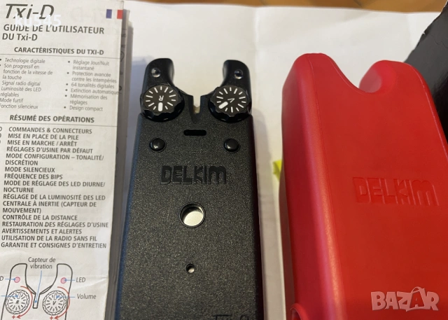 DELKIM TXI-D сигнализатор / аларма - червен цвят, снимка 11 - Такъми - 54241448