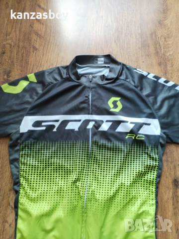 scott - мъжко вело джърси 2XL КАТО НОВО, снимка 2 - Спортни дрехи, екипи - 54510491