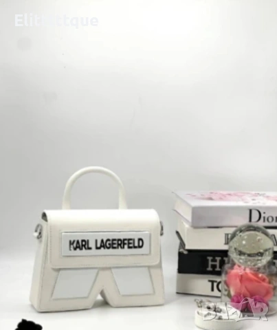 чанти Karl Lagerfeld :➡️23cm⬆️18cm🌟, снимка 3 - Чанти - 54888337