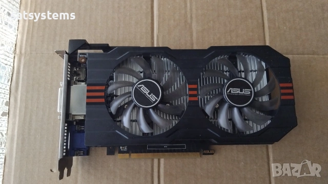  Видео карта NVidia GeForce Asus GTX650 Ti 1024MB GDDR5 128bit PCI-E