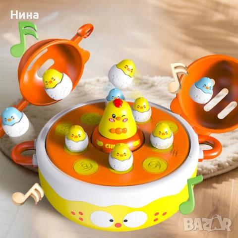 Забавна магнитна игра 5 в 1 "Хвани пиле", снимка 6 - Образователни игри - 54685413