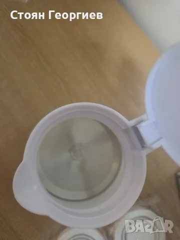 Чисто нова Сгъваема Електрическа Кана За Пътуване 600ml 750W Бяла , снимка 3 - Кани - 55598522
