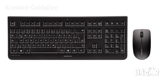 омплект безжична клавиатура и мишка CHERRY DW 3000 , снимка 5 - Клавиатури и мишки - 54687838