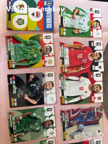 Panini футболни карти за колекция 