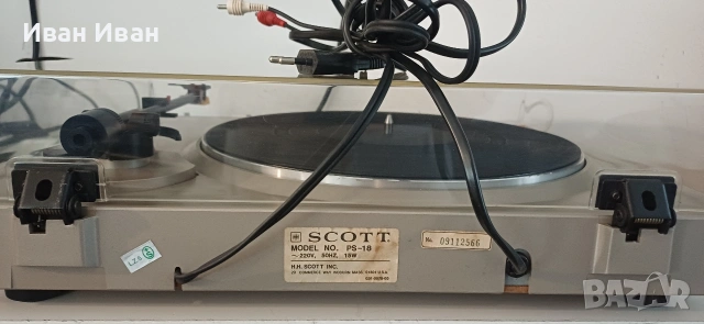 Грамофон SCOTT PS-18, снимка 8 - Грамофони - 54112685