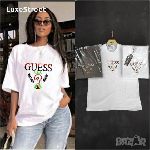 Guess 🤍 Gucci 🤍 Prada 🤍 Calvin Klein🤍Дамски Тениски , снимка 2 - Тениски - 54619462