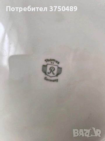 Декоративна порцеланова чиния Thomas, снимка 5 - Антикварни и старинни предмети - 53978820