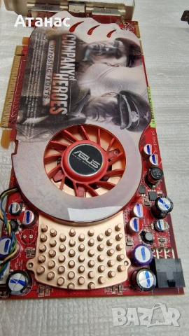 2 РЕДКИ ретро видеокарта: XFX 8800GT Alpha Dog + ASUS HD3850 CoH + бонус, снимка 7 - Видеокарти - 54774667