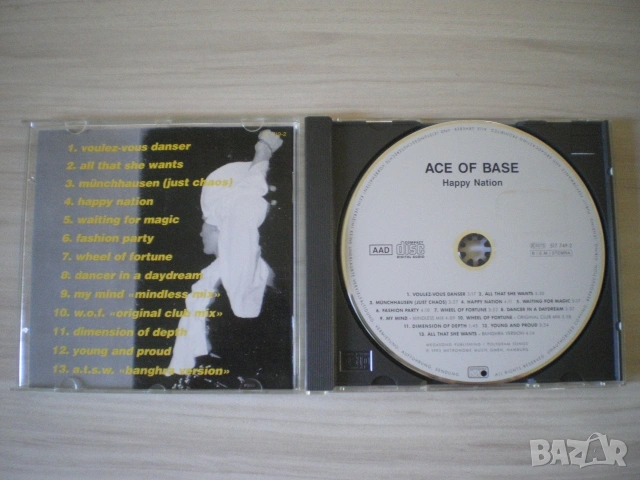 Ace Of Base ‎– Happy Nation 1993 CD, Album, Stereo, снимка 2 - CD дискове - 55223719