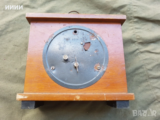 Каминен часовник Маяк 2, снимка 4 - Антикварни и старинни предмети - 54541490