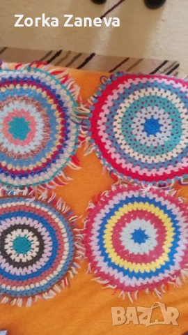 Възглавнички за стол,домашноплетени., снимка 11 - Декорация за дома - 53964417
