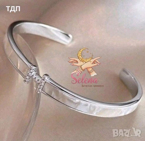 Гривна "Нежен блясък" , снимка 2 - Гривни - 55119509