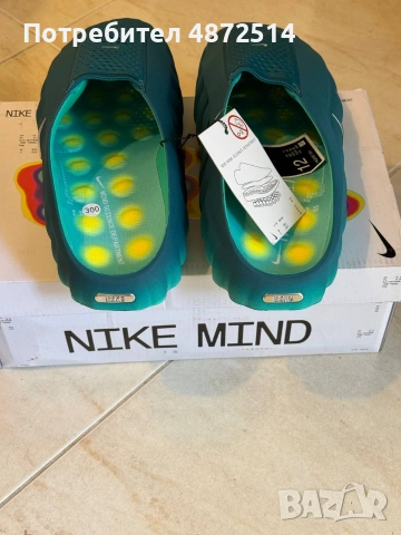 Продавам мъжки чехли Nike Mind 001 (Geode Teal / Light Menta), снимка 2 - Мъжки чехли - 55119526