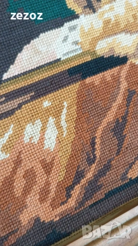 Гоблен "Момиче с книга", снимка 4 - Гоблени - 54178048