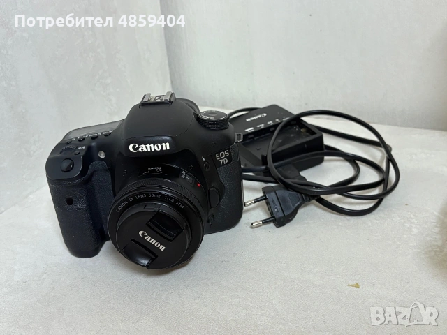 Canon eos 7d + canon EF 50mm f/1.8 STM, снимка 6 - Фотоапарати - 55239327