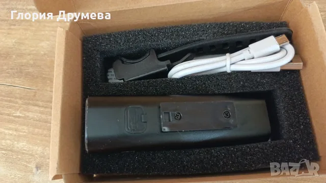 Велосипедна светлина Rockbros YQ-QD400LM, LED, 2000 mAh, USB зареждане, Функция фенерче, IPX3, снимка 4 - Друга електроника - 55504370