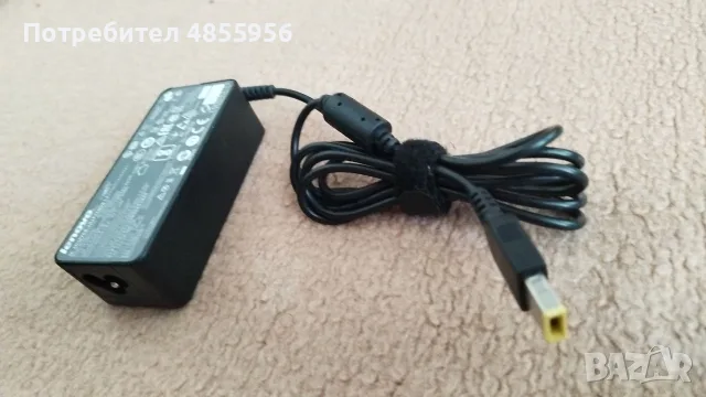 Lenovo Originalno 65W Зарядно за лаптоп AC адаптер 20V 2.25A 65W Lenovo, снимка 9 - Части за лаптопи - 55424489