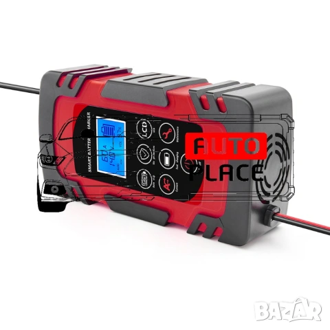 Смарт Зарядно 4AH - 100AH Smart Charger 12V/24V, снимка 4 - Аксесоари и консумативи - 53972710