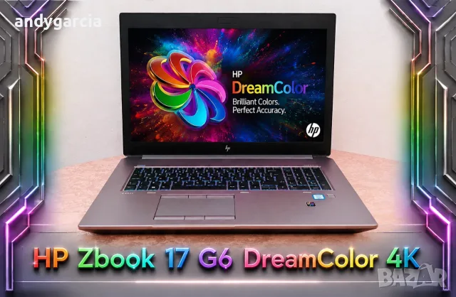 HP ZBook 17 DreamColor 4K UHD /Intel Core i7-9750H/NVidia RTX 4000 8GB/32GB RAM/1TB SSD NVMe