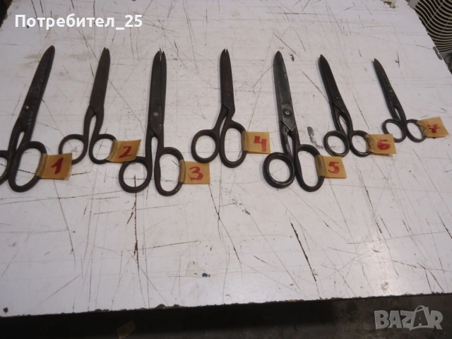 Стари ножици, снимка 16 - Други ценни предмети - 54011906