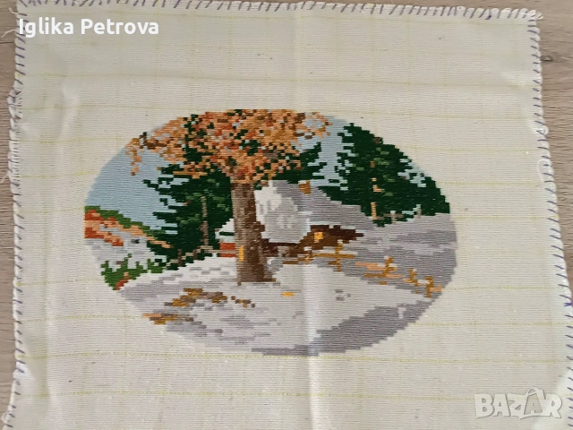 Гоблени Фенерчето,воденичката,есен и зима, снимка 4 - Гоблени - 55081035