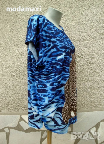 3XL Нова блуза с леопард , снимка 6 - Туники - 55126948