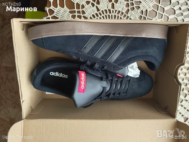 Чисто нови маратонки Adidas VL Court 2.0 (С кутия) - Размери 43 1/3, снимка 3 - Кецове - 55414419