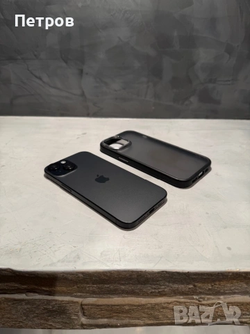 КАТО ЧИСТО НОВ Iphone 15 Black + калъф, снимка 3 - Apple iPhone - 54152944