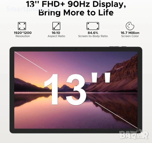 Doogee Tab E3 Pro 32GB RAM 256GB ROM, Таблет с 13' екран, снимка 5 - Таблети - 55213034