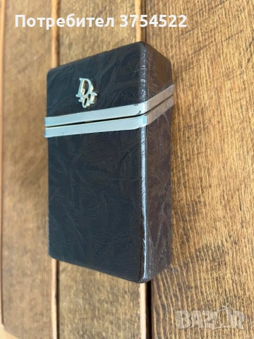 Ранен, рядък и изискан кожен калъф за цигари DIOR, снимка 3 - Антикварни и старинни предмети - 54090427