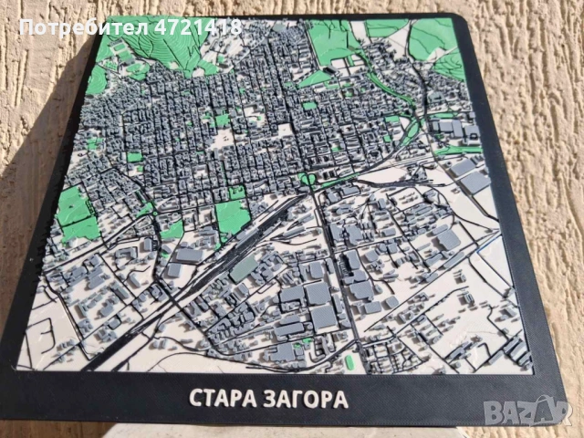 Стара Загора на Длан - Архитектурен макет, снимка 7 - Декорация за дома - 54439519