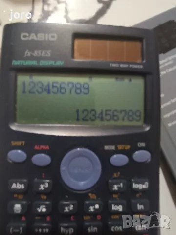 casio fx 85es научен калкулатор , снимка 2 - Друга електроника - 55352949