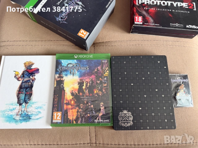 Kingdom Hearts 3 Deluxe/Prototype 2 и 6 steelbooks Xbox, снимка 7 - Игри за Xbox - 54697827