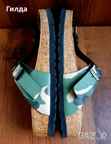 Birkenstock сандали чехли 37 military, снимка 5 - Сандали - 55540625