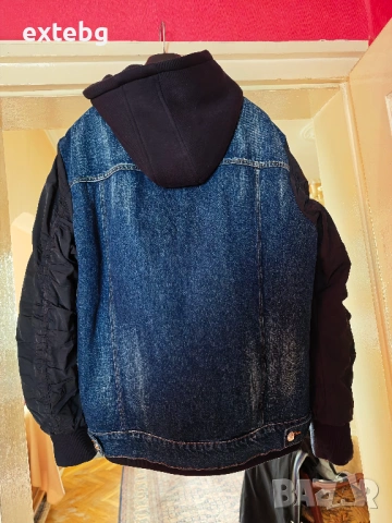 PHILIPP PLEIN оригинално ново дънково яке XXL, снимка 8 - Якета - 53831993