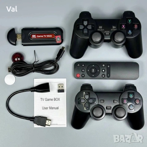 Q9Pro Game TV Stick – Вашият Портал към 49,000+ Игри и 4K Ultra HD Забавление, снимка 7 - Други игри и конзоли - 54811601